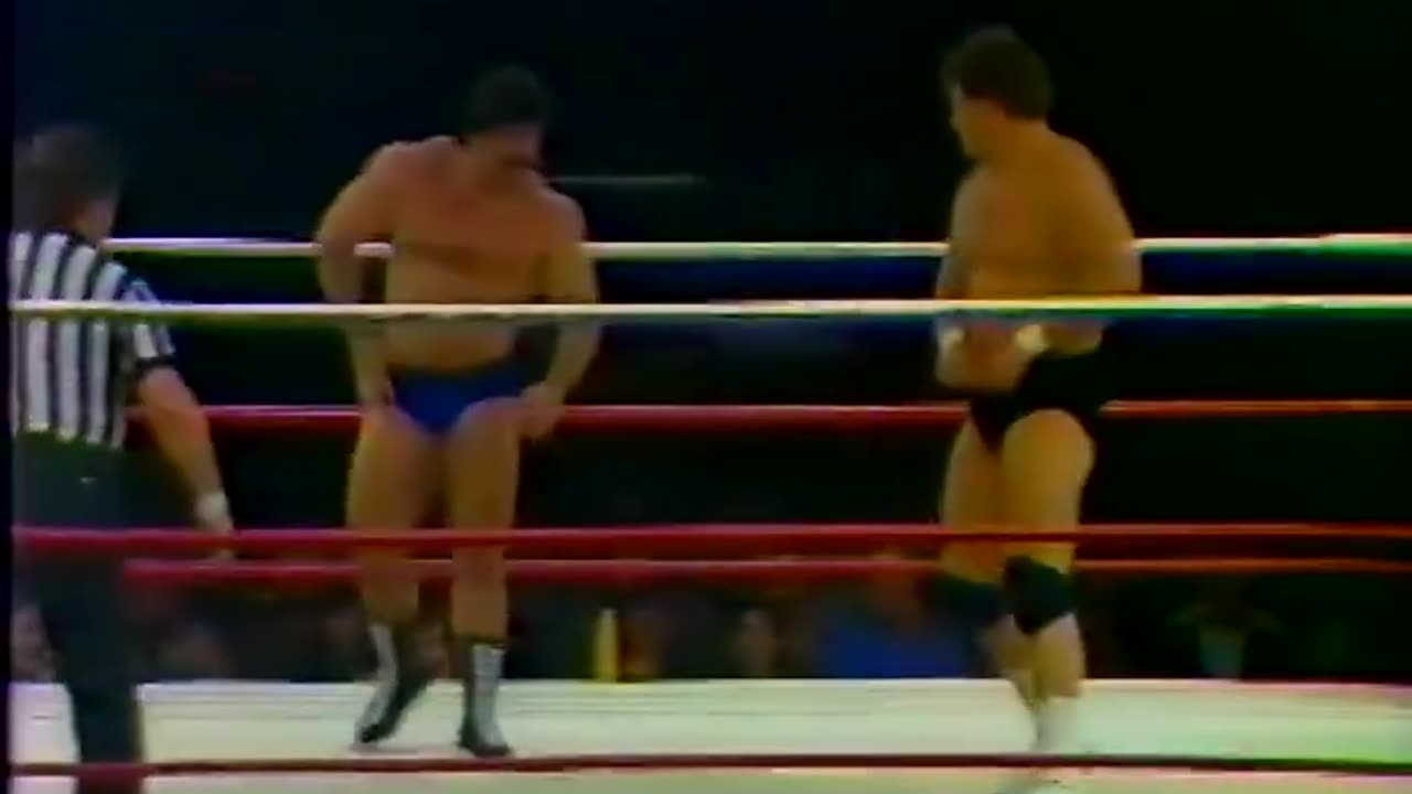 (1985.01.26) Curt Hennig vs Rob Rechsteiner (Rick Steiner) - Pro Wrestling USA