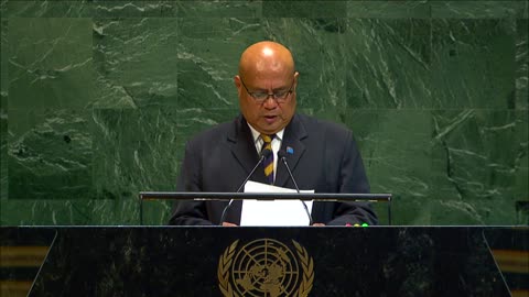 Tuvalu PM Feleti Teo Warns UN on Sea-Level Rise & Climate Crisis | World News | Amaravati Today