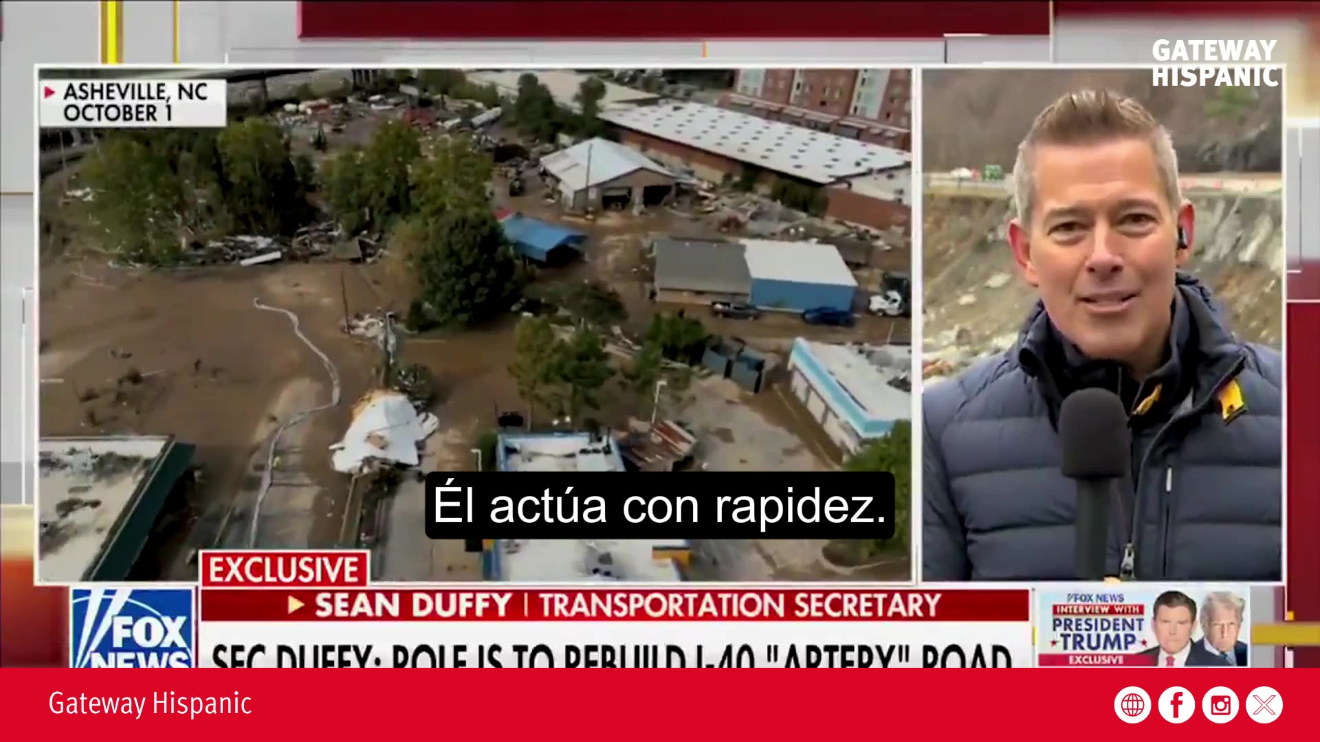 Sean Duffy: "Trump He moves lightning quick"