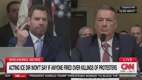 Backfire‼️ Swalwell asks ICE Director Todd Lyons to Resign During Hearing
