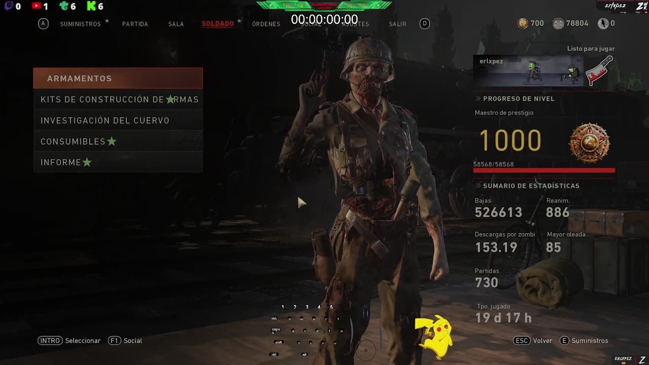 2K QHD 60FPS | CALL OF DUTY WORLD WAR 2 | EL ÚLTIMO REICH | +0 0 DOWNS | SPEEDRUN | SUBIENDO RONDAS
