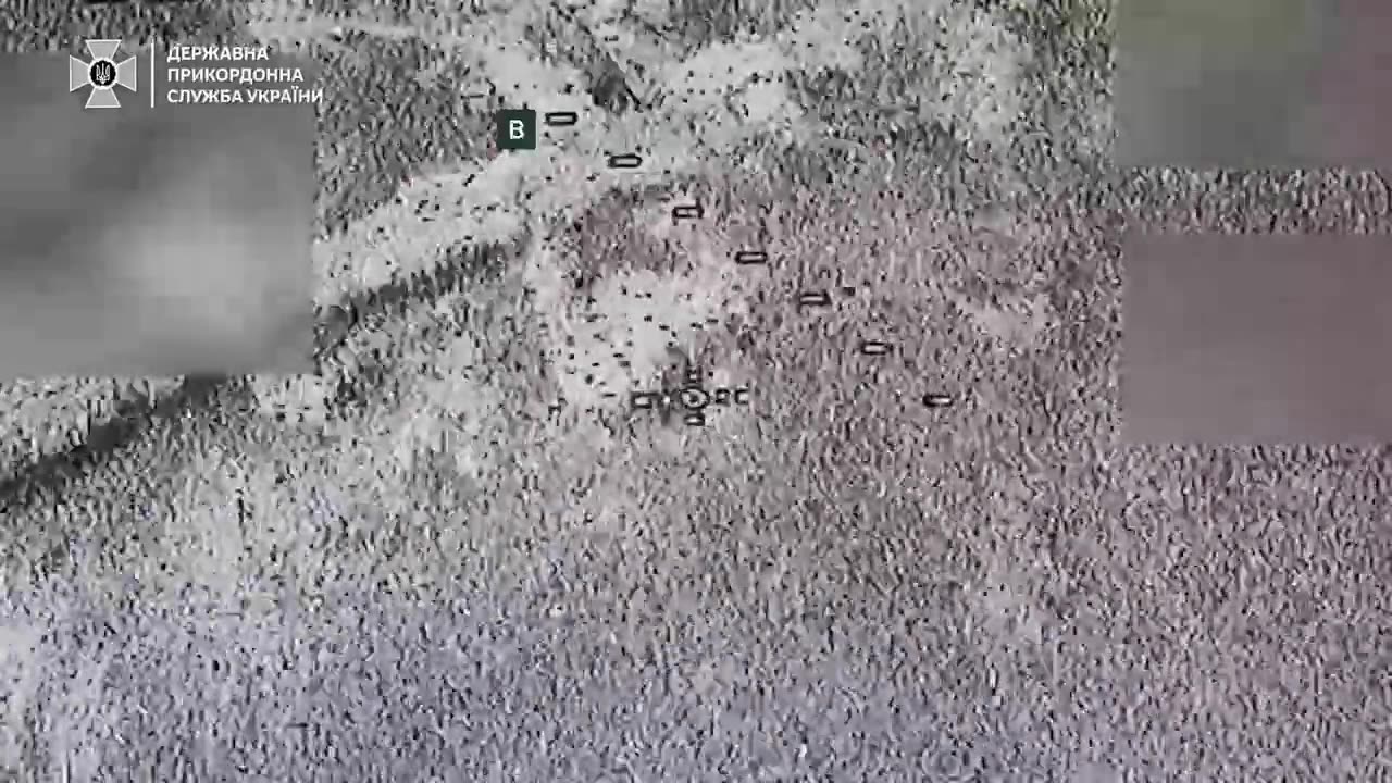 đŸ”¥Border guards' drones are working - the enemy is raging and burning