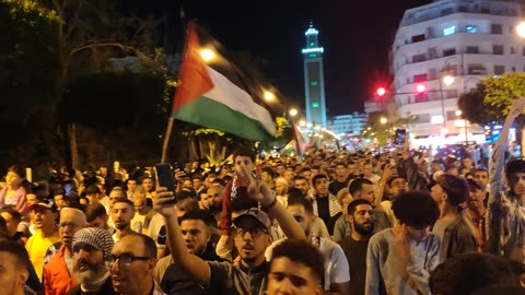 مسيرة شعبية مسيرة الصمود لكسر الحصار عن غزة من طنجة 27 09 2025 من اجل الحق في الصحة