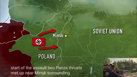 World War Two in Color part 4. Hitler Strikes East