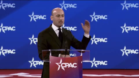 CPAC 2025 White House Deputy Chief of Staff Stephen Miller gives an inspiring speech