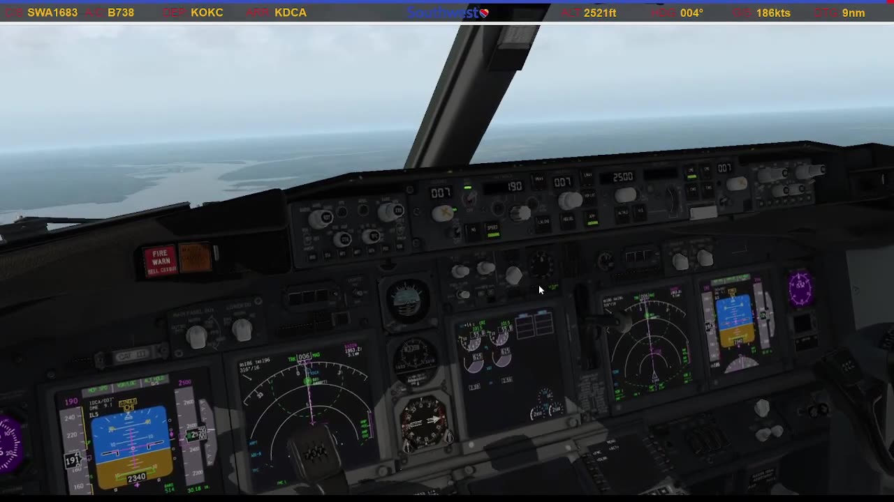 Landing in Washington DC (KDCA)