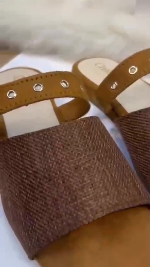 Trendy Brown Slip-On Sandals Review 2025 | Stylish Studded & Textured Women’s Footwear