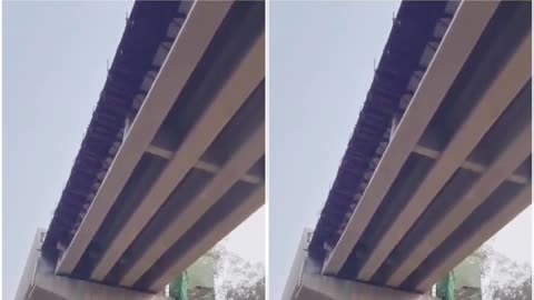 Stone Falls from Metro Site, Injures Car Driver in Agra