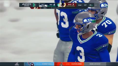 1964 WASHINGTON VS Madden 21 I Franchise SEASON 1 PLAYOFFS RD 2 VS SEATTLE , SNOW GAME ❄️☃️🪶