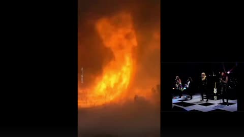 🎶🎵 ETERNAL FLAME 🔥 BANGLES scenes of fire tornadoes Los Angeles USA #FIRE #TORNADO #FIRENADO