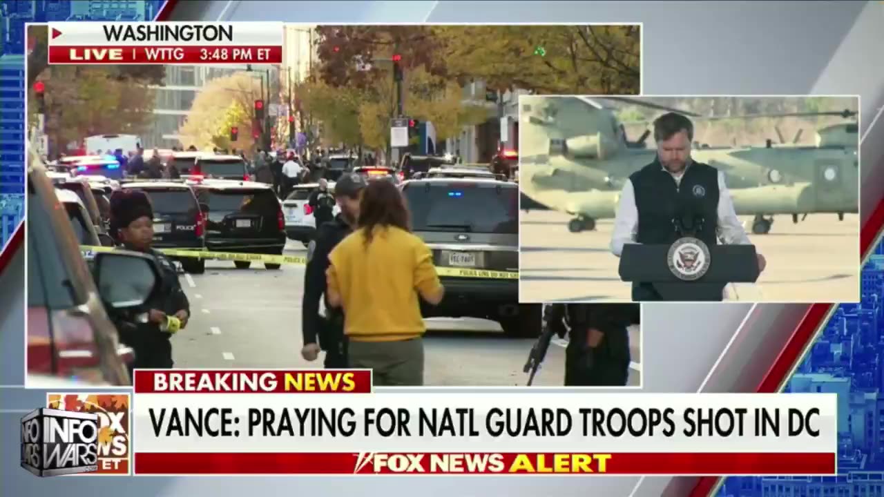 BREAKING VIDEO: JD Vance Speaks After National Guard Troops Shot In DC