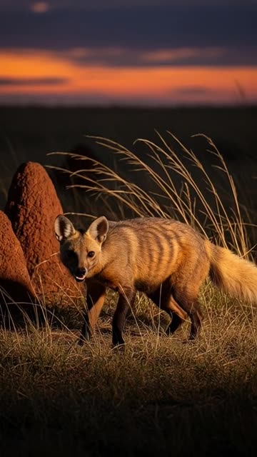 Aardwolf #viral #wildlife #fyp #nature