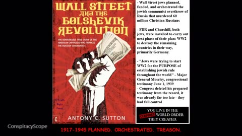 Benjamin Freedman, 1961 Speech clip - World Wars -Jews Planned to establish their world government