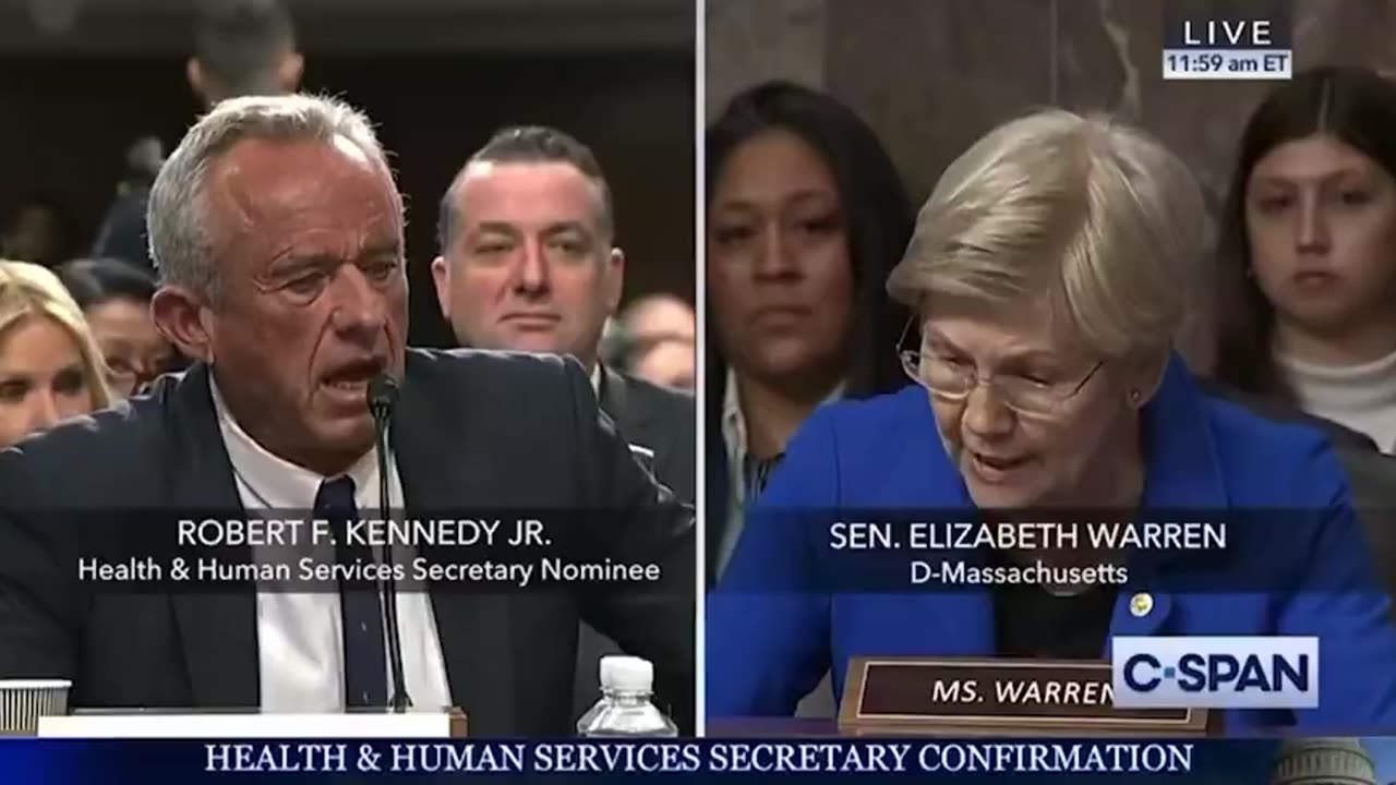 RFK Jr. makes Sen. Elizabeth Warren MELT DOWN at hearing: "No, I am not!"