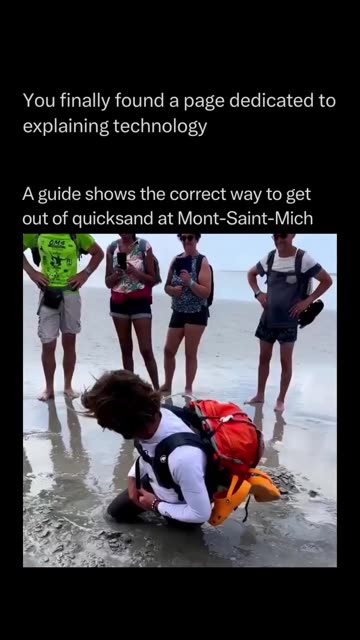 Correct Way To Get Out Of Quicksand (french)