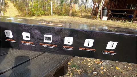 I was sent this Flissa See Through Hunting Blind!