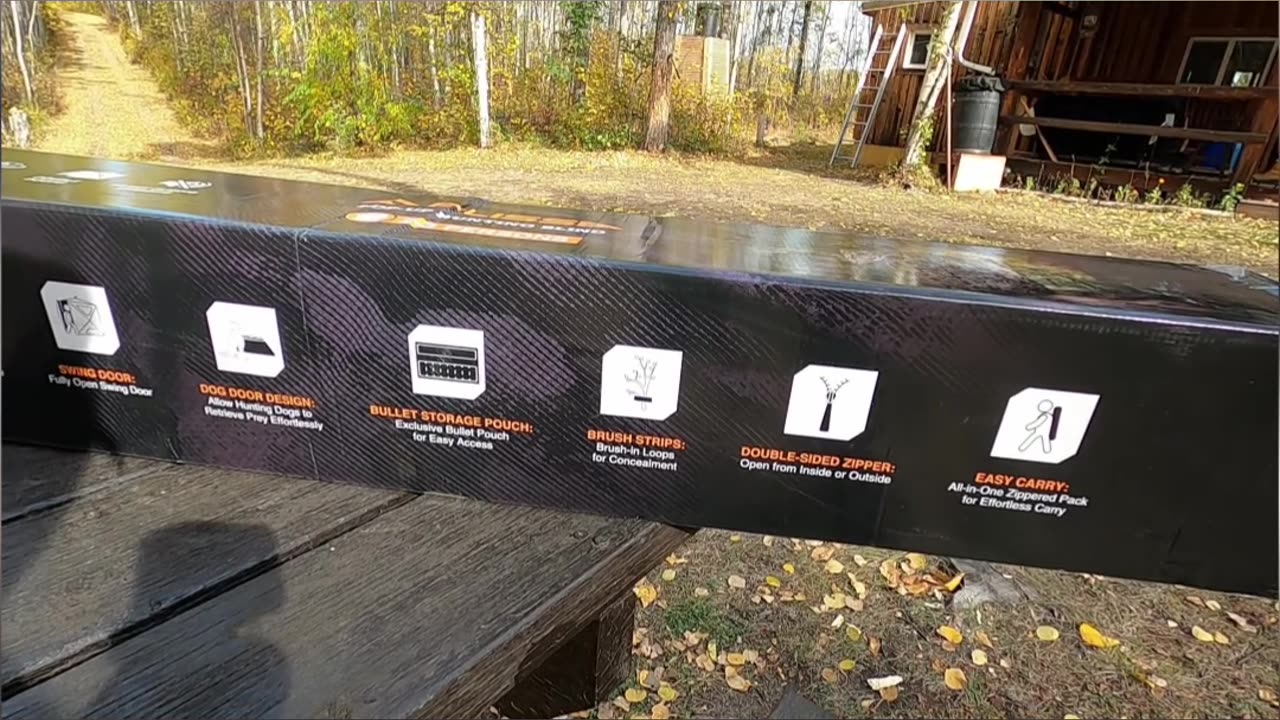 I was sent this Flissa See Through Hunting Blind!