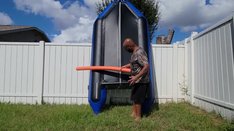 Saturn SD330 inflatable boat unboxing and setup