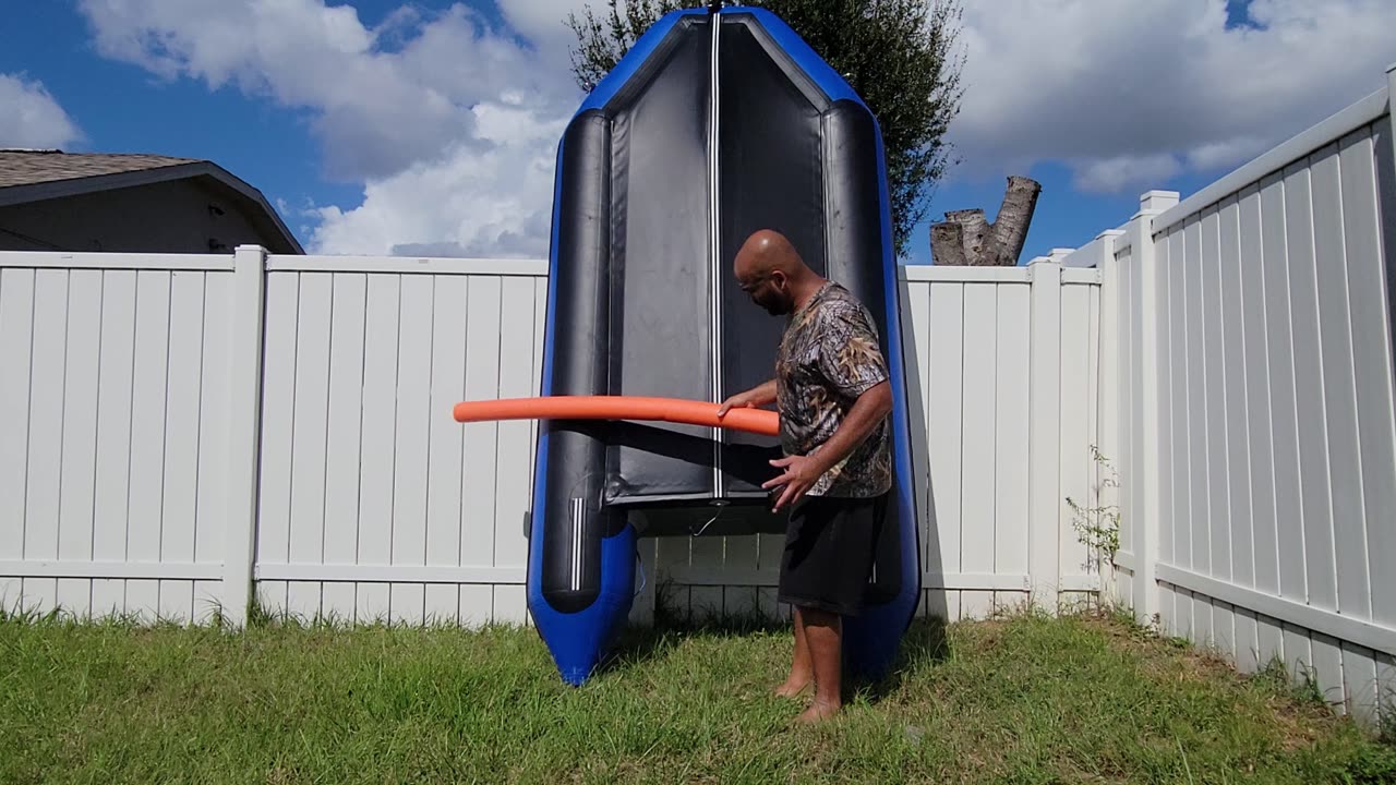 Saturn SD330 inflatable boat unboxing and setup