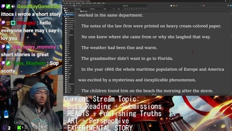 Beta Reading + REACTS + Commentary + Writing: Publishing Truths | Drawing: Perspective | EXPERIMENTAL STORY CONCEPT N-th Story N-th Sentence | Faraday Cage Story