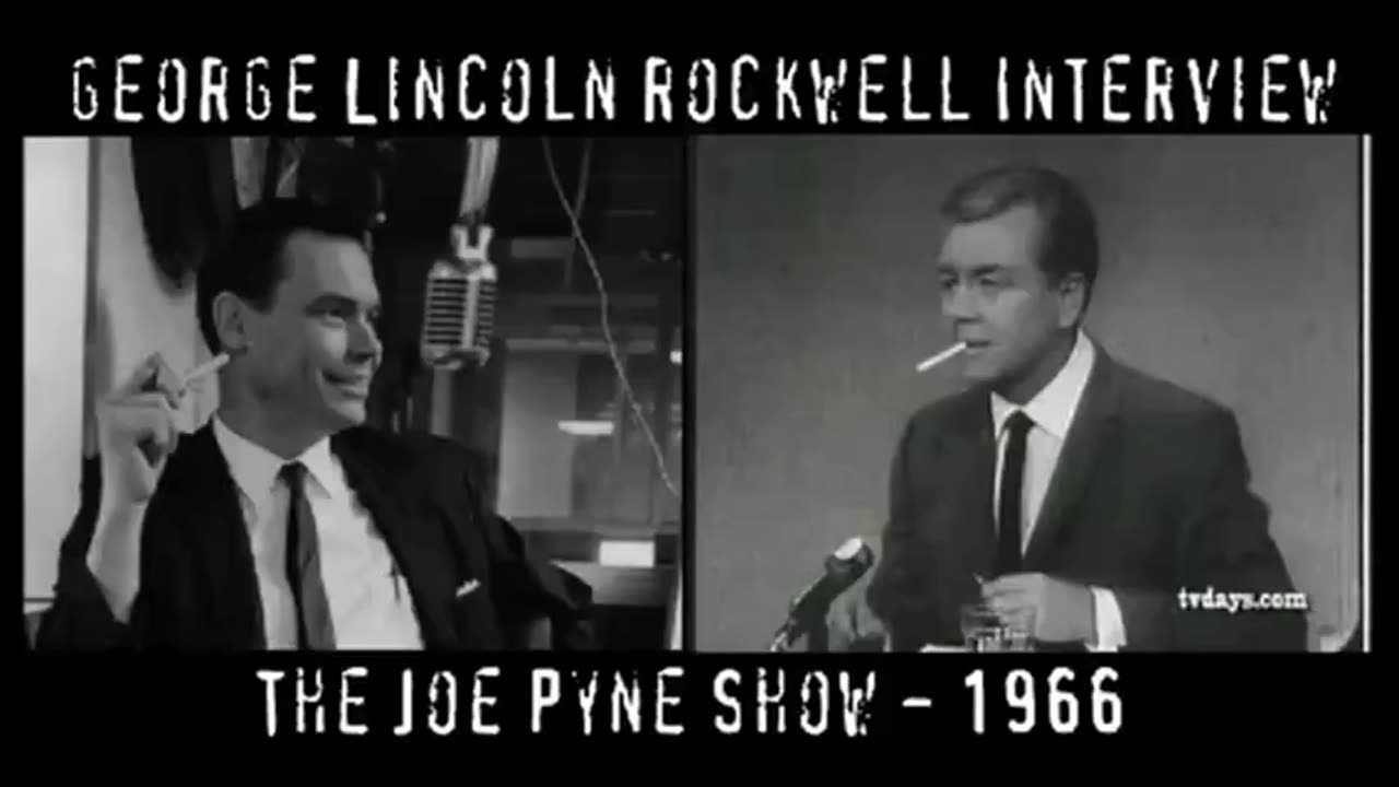 George Lincoln Rockwell Interview on Joe Pyne Show (1966)
