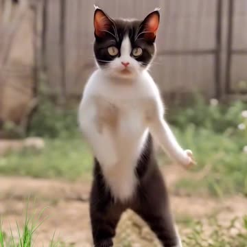 Dancing Cat Grooves to Fun Song!
