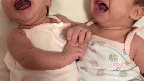 Twin Infants Cry In Sync