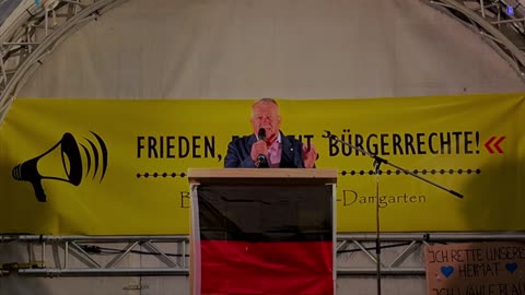 Ribnitz Damgarten - Worte von Poppe Gerken Besitzer des Bahnhofs in Bützow 06-10-2025