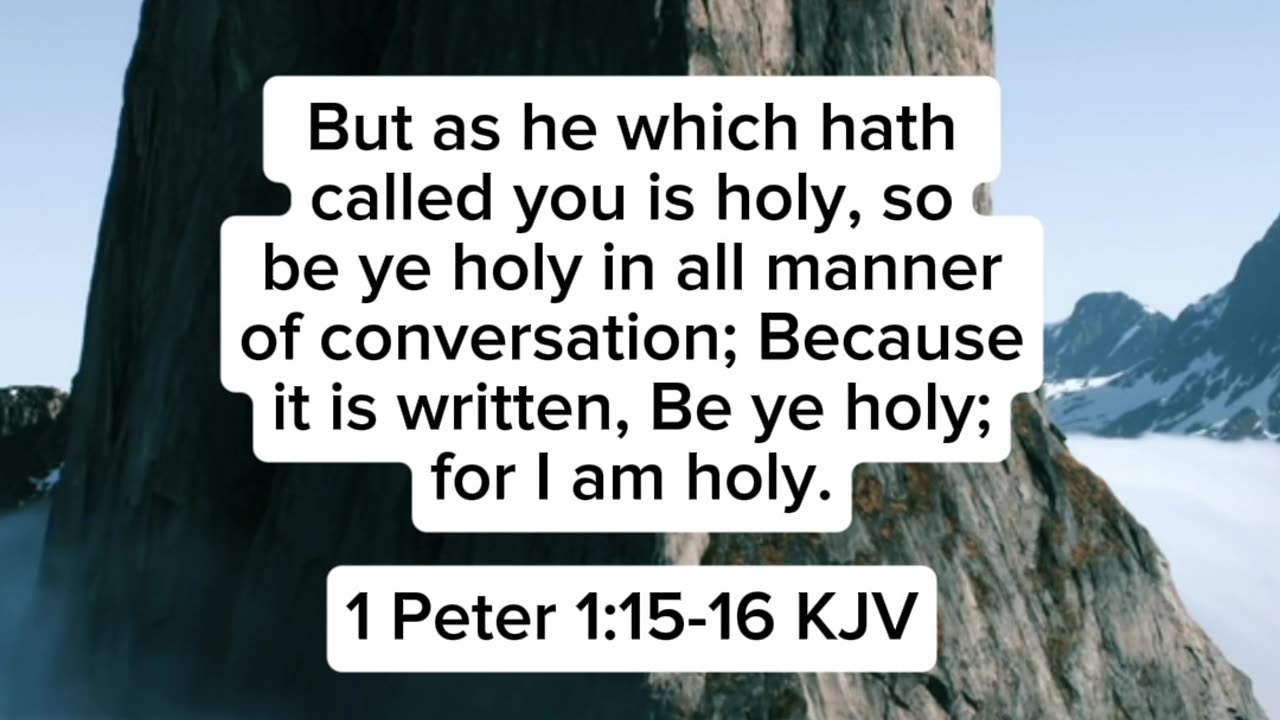 1 Peter 1:15-16 | Verse of the Day
