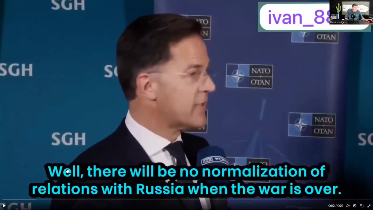 NATO CHIEF IS BLOCKING A UKRAINIAN PEACE TREATY! SHOULD THE US LEAVE NATO