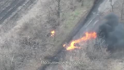 Ukrainian ATV Ran Over a Mine