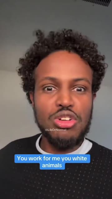 🟢 Somali Man: "Go to work for me white boy! You work for us!"