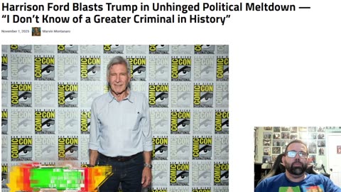 Harrison Ford Calls Trump A Criminal On Social Media