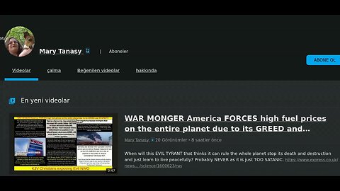 (2024) Mary's OurTube channel was Nuked by a man called Jason for Exposing Truth!