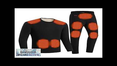 TENGOO HD-02 Warm Clothing Charging Via Heated Thermal Underwear Set for Outdoor Review