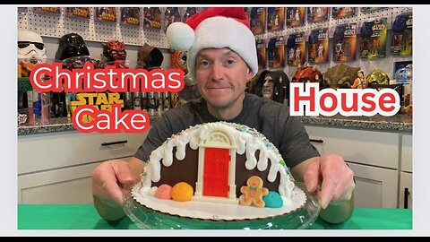 Wal-Mart Christmas House Cake