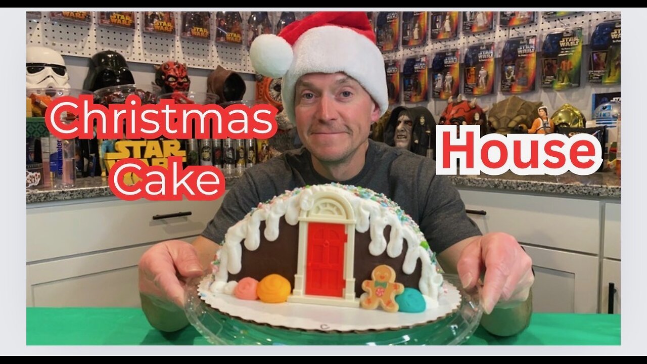 Wal-Mart Christmas House Cake