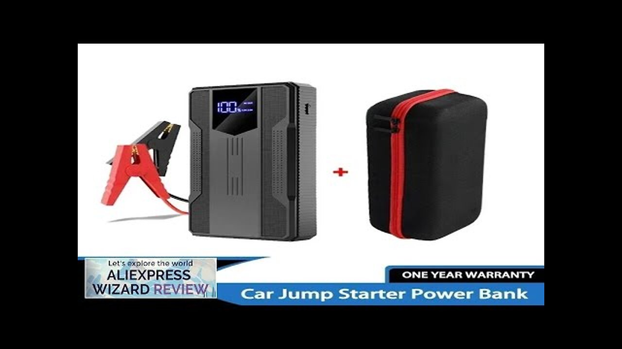 Portable Jump Starter Multi-function Power Bank 20000mAh Booster Car Battery 12V Battery Review