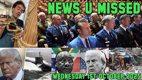NEWS U MISSED WITH PAUL BROOKER & DREW DEMI WEDNESDAY 1ST OCTOBER 2025