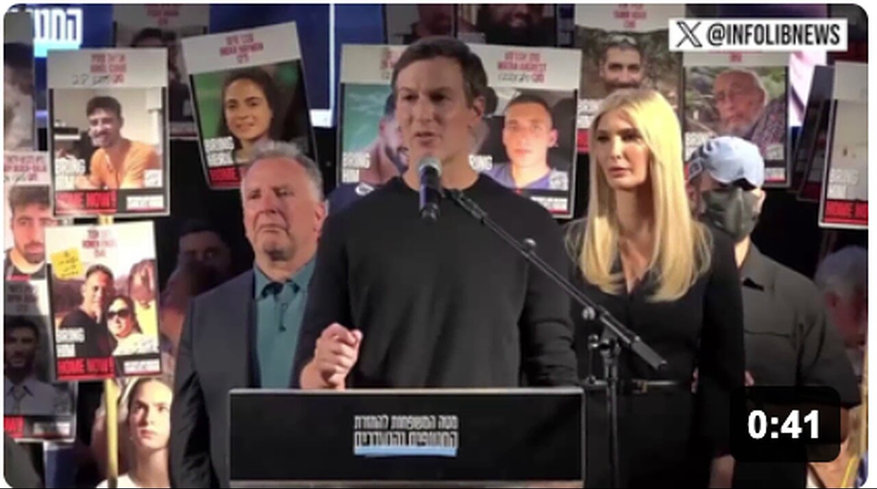 Jared Kushner tells Israelis he is proud of them for not 'replicating the barbarism of the enemy and choosing to be exceptional.' 🤮