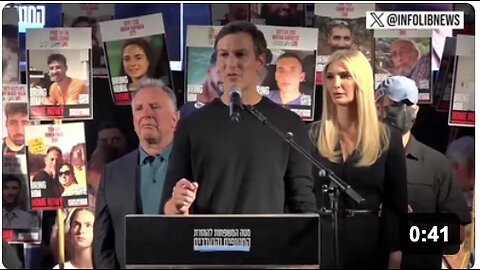 Jared Kushner tells Israelis he is proud of them for not 'replicating the barbarism of the enemy and choosing to be exceptional.' 🤮