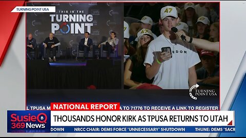 Turning Point USA returns to Utah after Kirk assassination