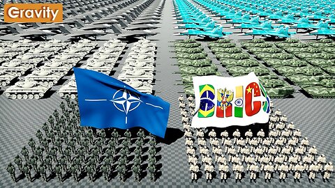 NATO vs BRICS: Military Power Comparison 202t | Who is Stronger?