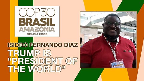 Activist Says Trump is "President of the World" and Must Get Behind UN Climate Goals