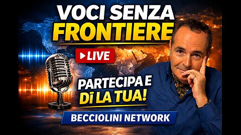 VOCI SENZA FRONTIERE: Confronto Libero Senza Filtri | Il vostro spazio della domenica - 15/02/ 2026
