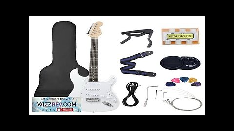 ST Electric Guitar 39 Inch 6 String 21 Frets Basswood Body Electric Review