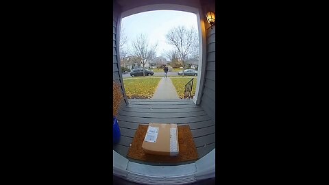 Porch pirate fail