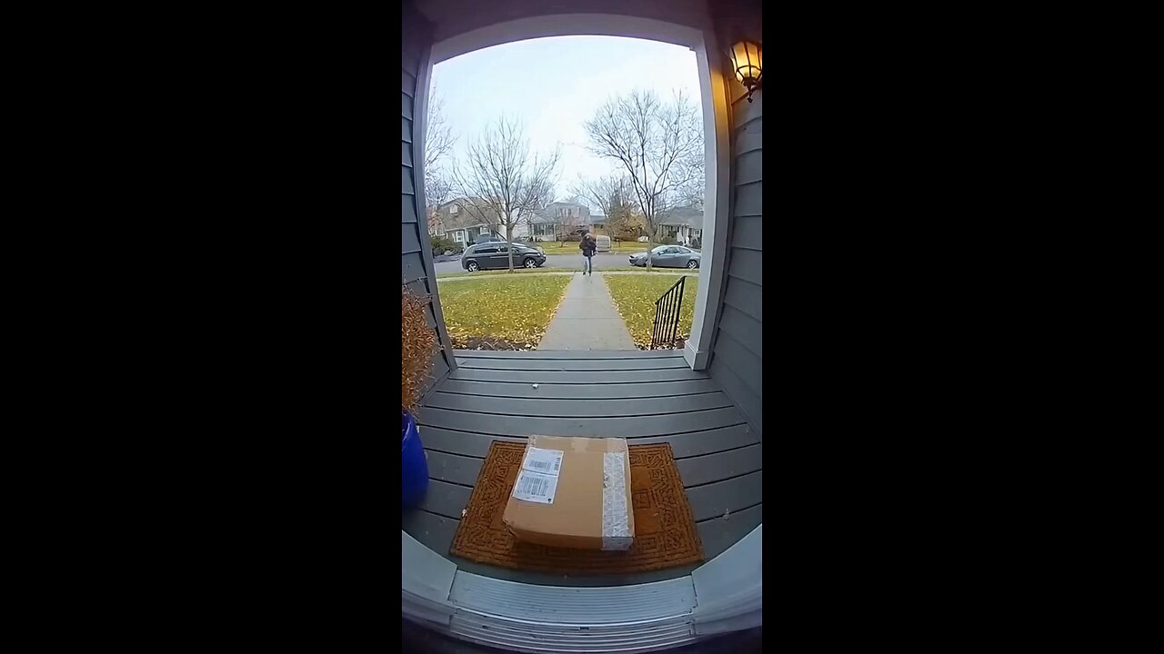 Porch pirate fail