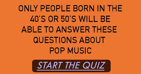 Can you ace this pop quiz?