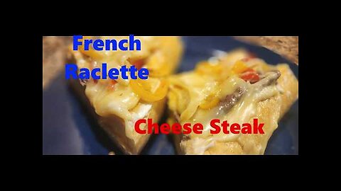 Mouthwatering French Raclette Cheese Steak on Fresh Cuban Bread